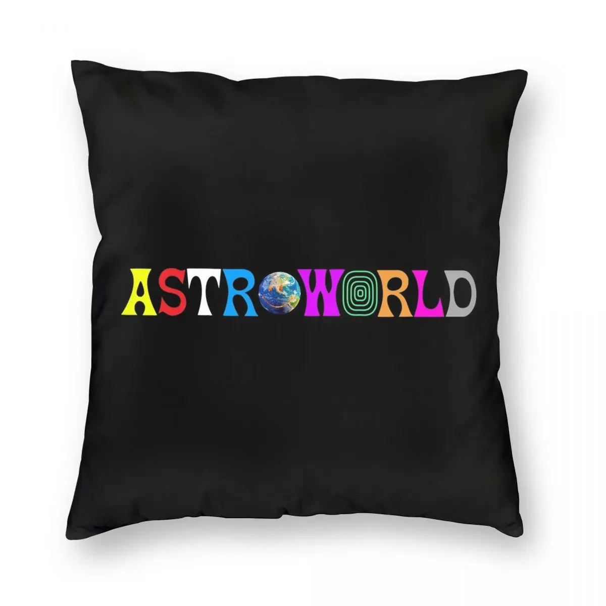 Wish You Were Here Astroworld Square Pillowcase Polyester Linen Velvet Printed Zip Decorative Pillow Case Home Cushion Cover