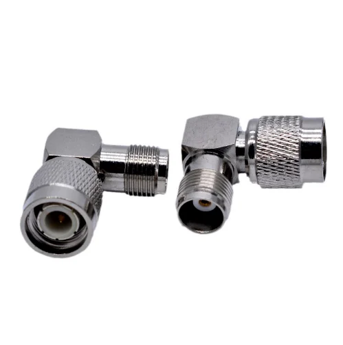 TNC Male To TNC Female Right Angle RF Coaxial  Adapter Connectors