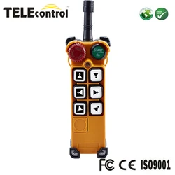 Professional leading manufacturer  F26-C3 6 push buttons double speed hoist crane radio remote push button switch transmitter