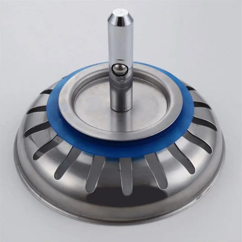 80Mm Rvs Spoelbak Filter Keuken Drains Riool Afval Plug Badkamer Haar Catcher Colanders Zeef Wastafel Accessoires