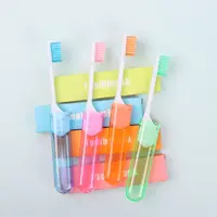 1Pc Soft Plastic Folding Toothbrush Outdoor Tooth Brush Useful Oral Cleaning Portable Business Trip Travel Camping Accessories