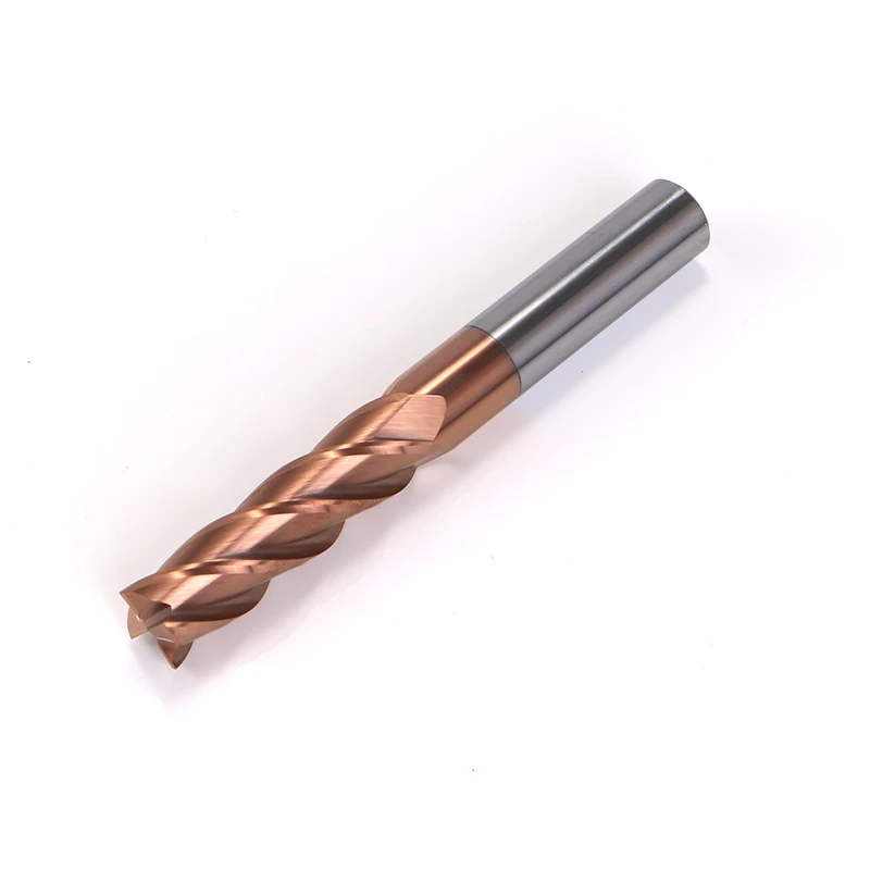 Fresa de ponta de carboneto hrc60, fresa de corte de 1, 2, 4, 5, 6, 8, 10, 12mm, 4 sulcos, revestimento de liga, aço de tungstênio, ferramentas de corte cnc, fresas de frontal