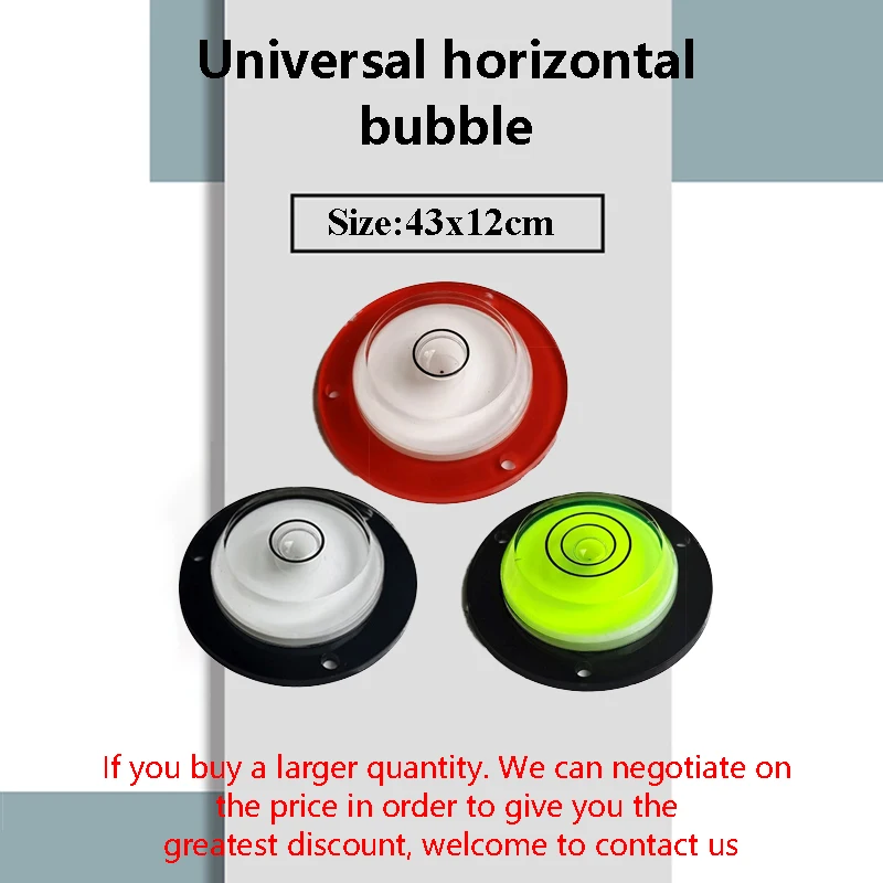 2 pcs Circular Spirit Level Bubbles Measuring Kit Environmental Bulls Eye Horizontal Leveler Liquid Level Indicator Wholesale