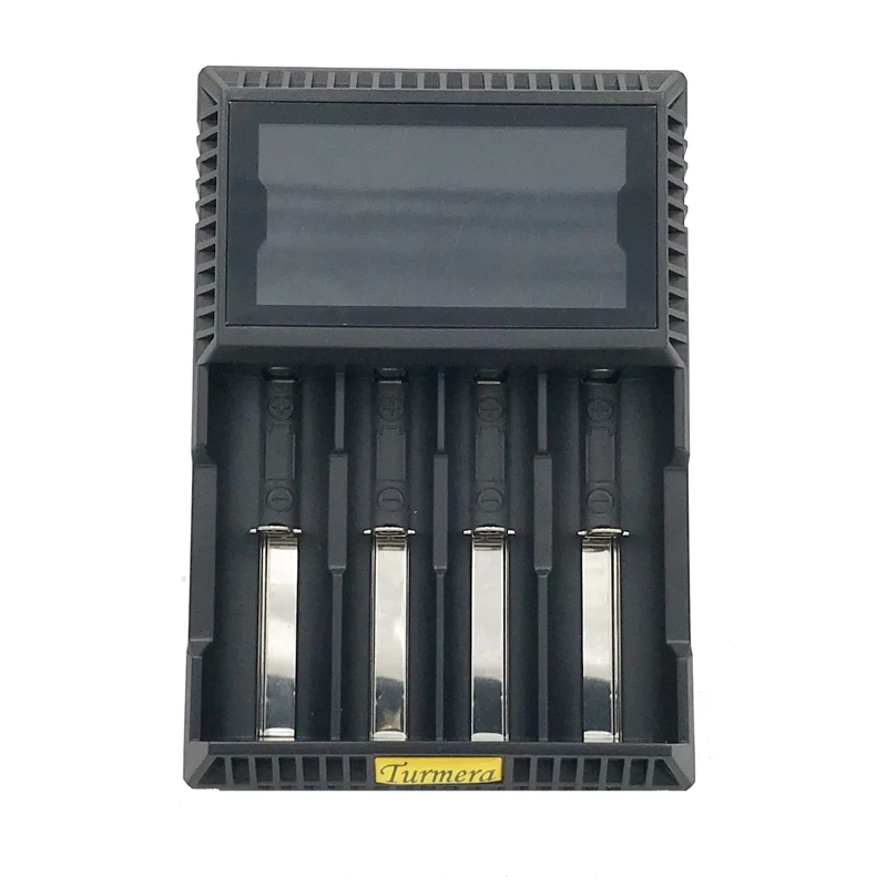 18650 battery charger Turmera lcd T2S/T4S for 26650 21700 18500 18350 14500 NI-MH NI-CD A AA battery