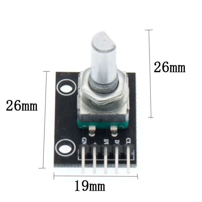 360 Graden Rotary Encoder Module Voor Arduino Brick Sensor Switch Board KY-040 Module Met Pins