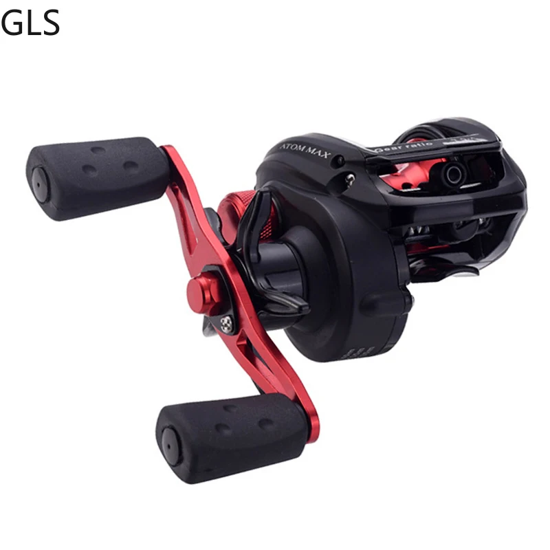 19+2BB Metal Spool Baitcasting Reel 8kg Max Drag 7.2:1 High Speed Stable Foot Seat Magnetic Brake System Fishing Wheel