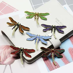 DIY dragonfly embroidered Patches for Clothing sew on Embroidery backpack Clothing Applique iron on parches Decoration Badge