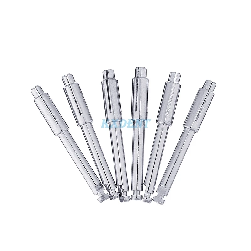 6pcs Dental Mandrel Stainless Steel Disc Fit RA Shank For Polishing Disk Rotary Tool Shank Set Dental Lab Tools