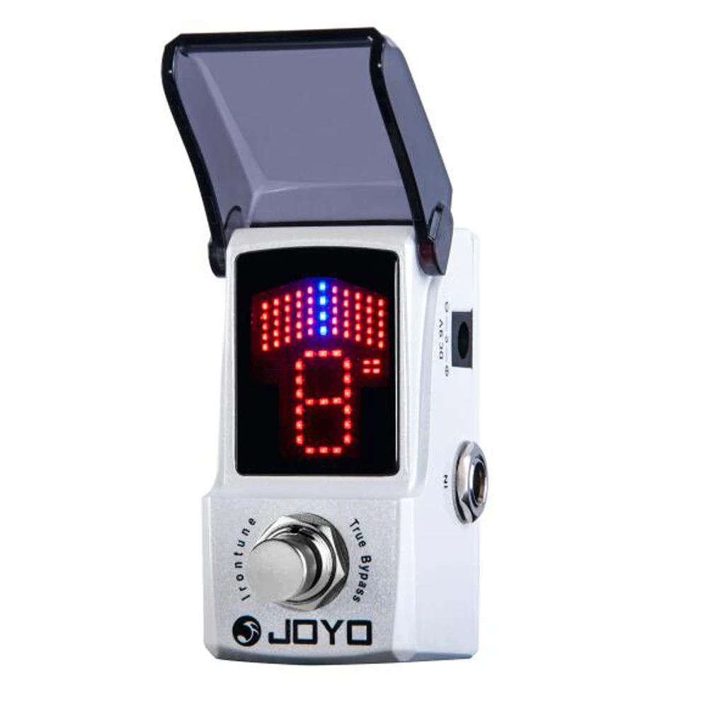 JOYO JF-326 IRONTUNE Pedal Afinador de Alta Sensibilidade Precisão Pedal de Guitarra com Display LED para Guitarra Baixo