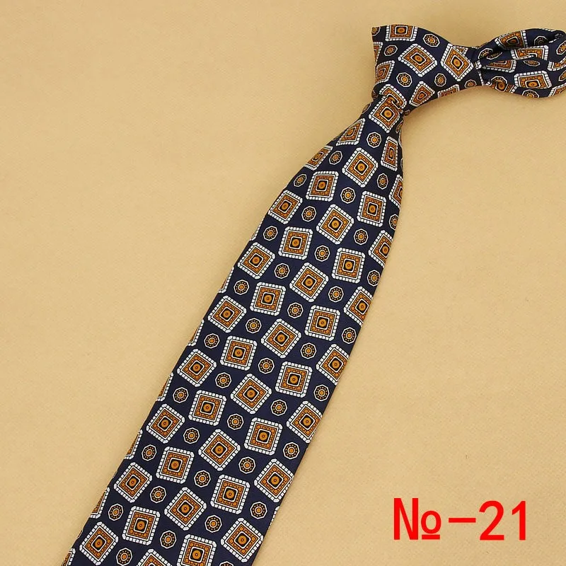 Neue Designs Klassische Seide Männer Tie Floral Plaid 9cm Rot Gedruckt Krawatte Gravata Krawatten für Männer Formal Wear Busines – Detail 22