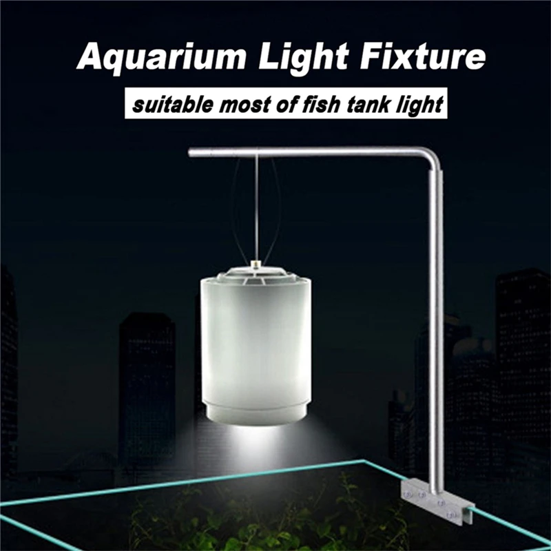 Universal LED Light Hanging Stand For Aquarium Fish Tank Aluminium Alloy Safely Fixture Support Hanger Lamp Holder Clip Tool
