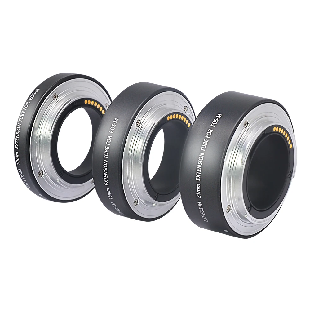 Mcoplus السيارات التركيز ماكرو تمديد أنبوب حلقة 10 مللي متر 16 مللي متر 21 مللي متر لكانون EF-M Monut EOS M M1 M6 M2 M3 M5 M50 M100 M200
