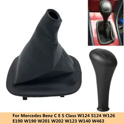 Voor Mercedes Benz C E S Klasse W124 S124 W126 E190 W190 W201 W202 W123 W463 4/5 Speed auto Versnellingspook Konb Gaiter Shifter Cover