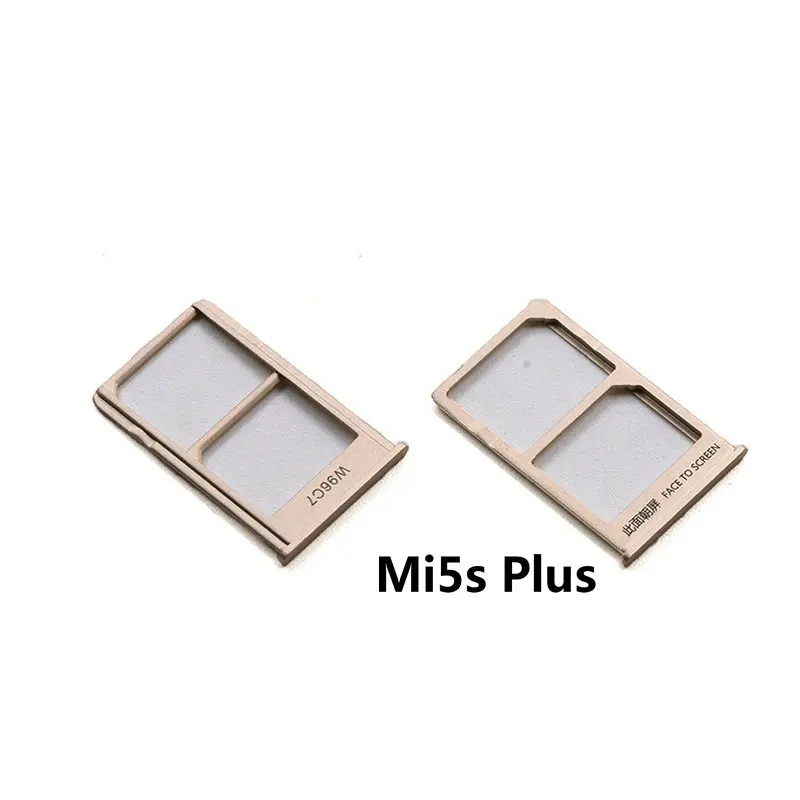 

New Sim Card Slot Tray Holder Replacement Parts For Xiaomi Mi5s Plus Moible phone