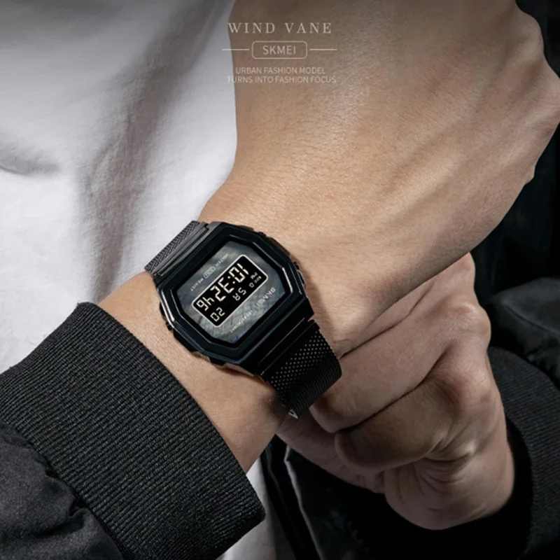 Watch Men Digital Dual Time Sports Chronograph 3bar Waterproof Quartz Wristwatches relogio masculino 1806 Reloj Hombre SKMEI