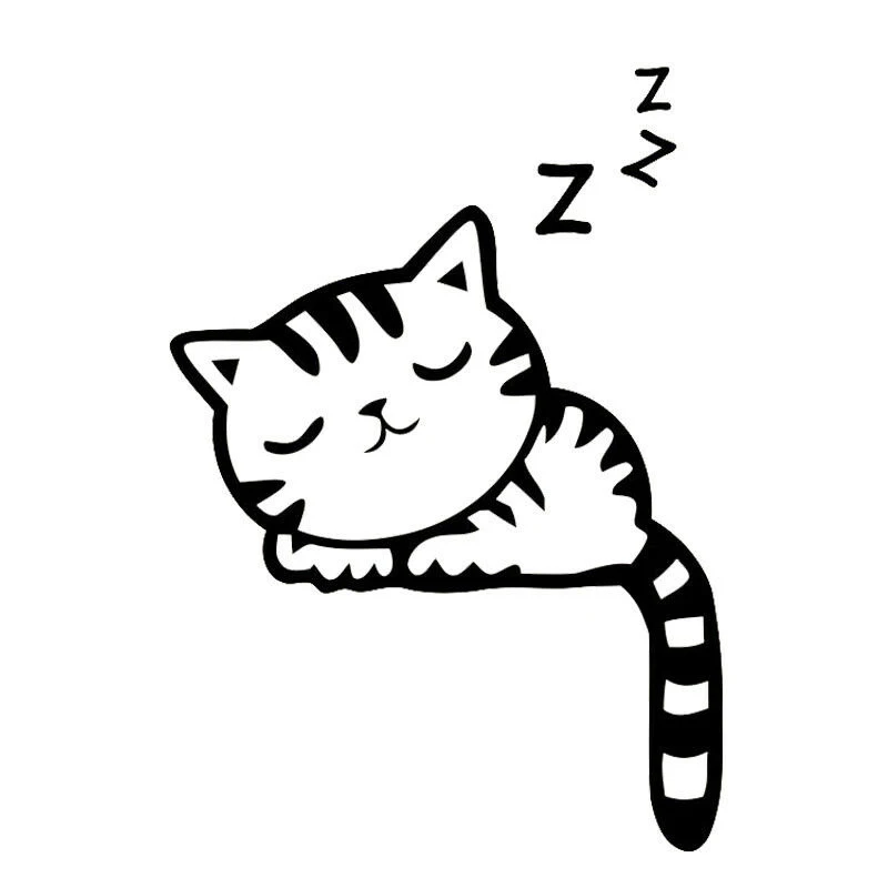 15*10.6cm Cat Decal Vinyl Car Window Sticker Funny Car Window Bumper Novelty JDM Drift Vinyl Decal Sticker