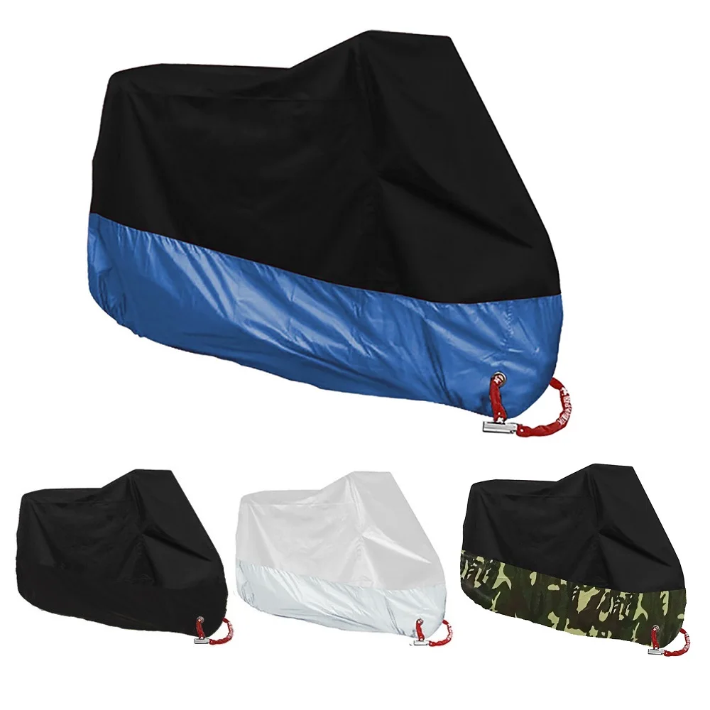 M l xl 2xl 3xl 4xl tampa da motocicleta universal ao ar livre protetor uv durante toda a temporada à prova d' água moto scooter de chuva à prova de poeira