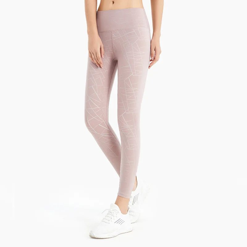 YAPU Leggings da allenamento per donna alta elasticità Skinny Fitness Slim donna pantaloni a matita traspiranti da donna Leggings sportivi Push-up