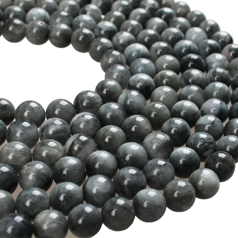 

Natural Stone Beads AAA Eagle Eye Hawk Eye Stone Round Loose Beads 6 8 10mm For Bracelets Necklace Diy Jewelry Making