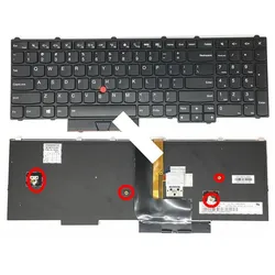 SP/UK/US English Backlit Keyboard for Lenovo FOR Thinkpad P51 P71 Backlight Teclado 01HW200 01HW282 SN20M15446 Fit P50 P70 P70S