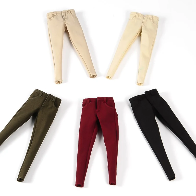 1/6 Scale Female Clothes Accessories Model Skinny Pencil Pants Trousers For 12'' Female HT VC Action Figure Body