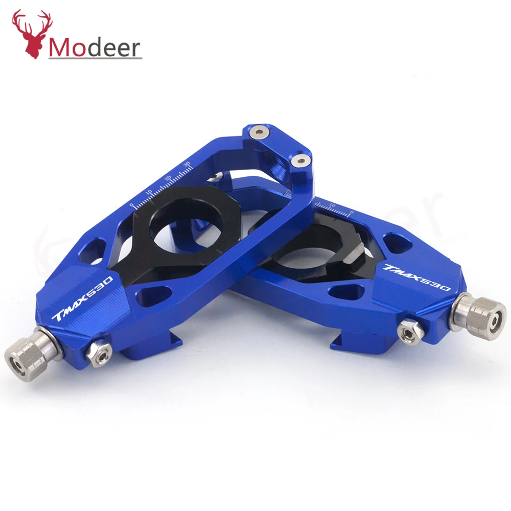 Tmax530 Axle Blocks Chain Adjuster For Yamaha Tmax 530 T-MAX530 2012 2013 2014 2015 2016 2017 2018 2019 2020 2021 2022 Motorcycl