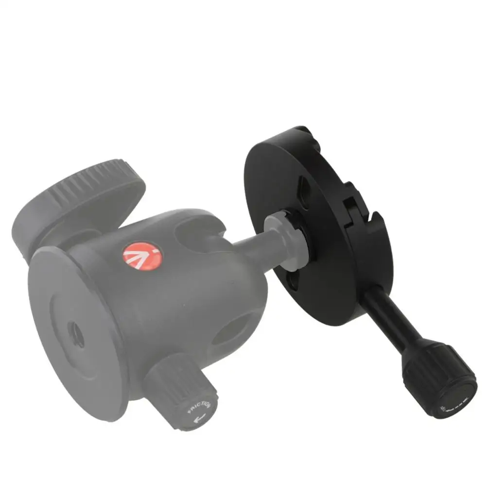 Imagem -05 - Haoge Combo Boss Adaptador com 64 mm Arca-swiss-compatível Braçadeira de Liberação Rápida para Manfrotto Tripé Bola Cabeça Braçadeira Substituição