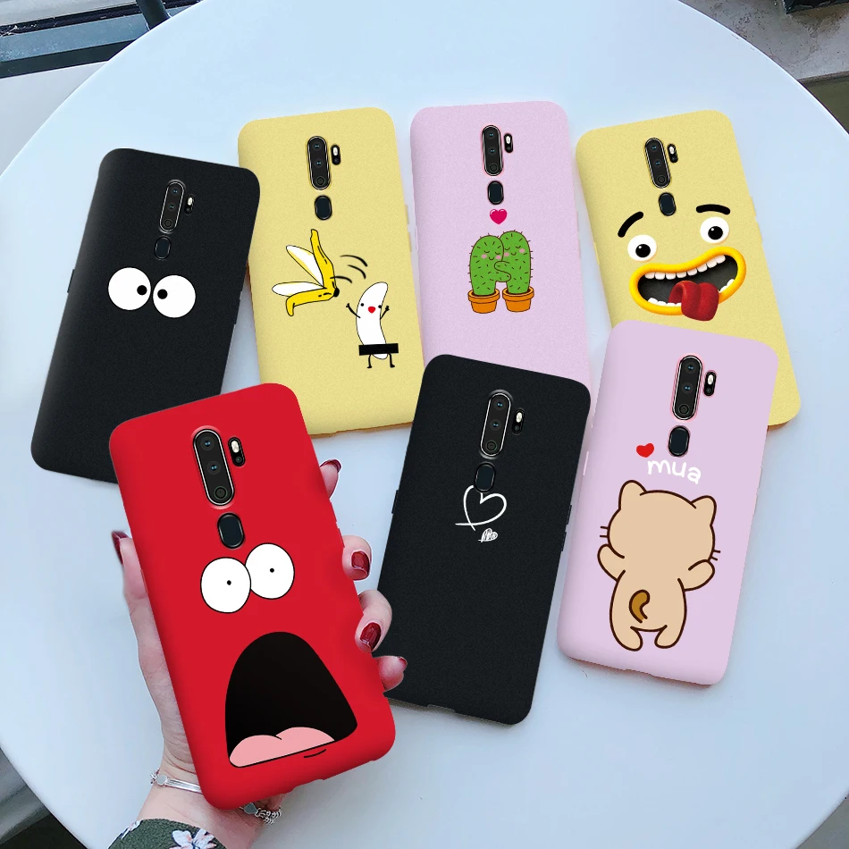 For OPPO A5 A9 2020 A11x Case Silicone Soft Cover For OPPOA5 OPPOA9 OPPO A 9 2020 Phone Cases Fashion Cute Candy Painted Fundas