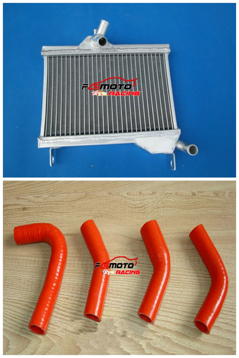 All Aluminum Radiator & Silicone Hose For Yamaha RZ350 1984-1988 / RD350 RD250 1973-1975 1973 1974 1975 1984 1985 1986 1987 1988