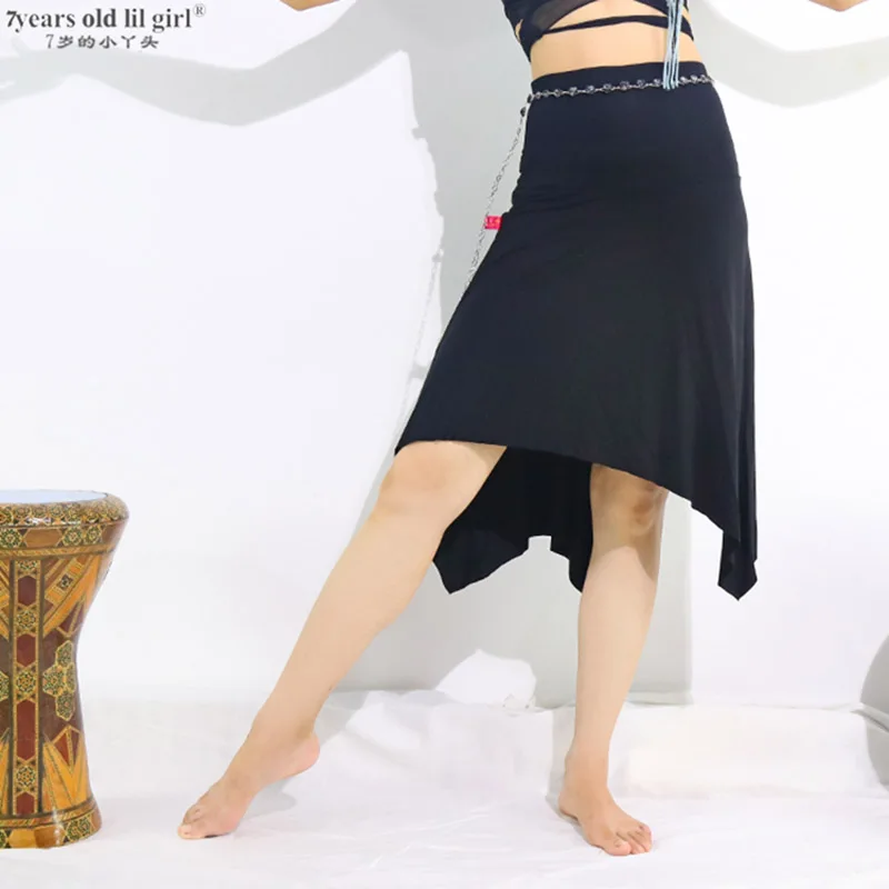 Nieuwkomers Vrouwen Buikdans Kleding Korte Rokken Modal Gothic Dubbellaags Over BGG12