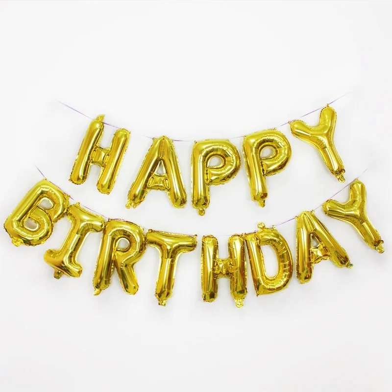 Birthday party balloons 18 21 30 40 50 60th birthday balloons 16-inch letters happy birthday balloon 40-inch number balloon set