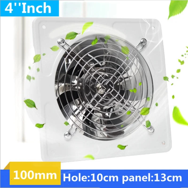 

4 Inch 20w 220v Ventilator Extractor Exhaust Fans High Speed Boost Exhaust Fan Toilet Kitchen Bathroom Hanging Wall Window Glass