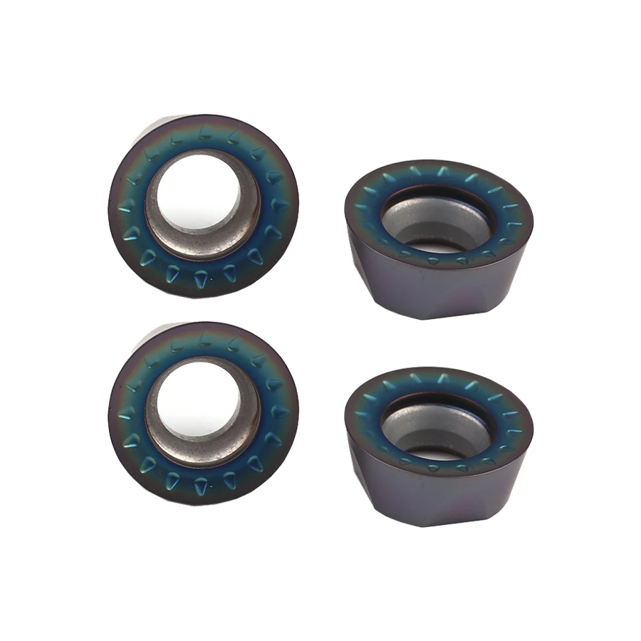 RPMT1003MOE-JS SK816 آلة خرط تعمل بالتحكم الرقمي بواسطة الحاسوب أدوات RPMT10T3MOE-JS SK816 كربيد قاطعة المطحنة R5 تصلب شفرات من الفولاذ تحول أدوات