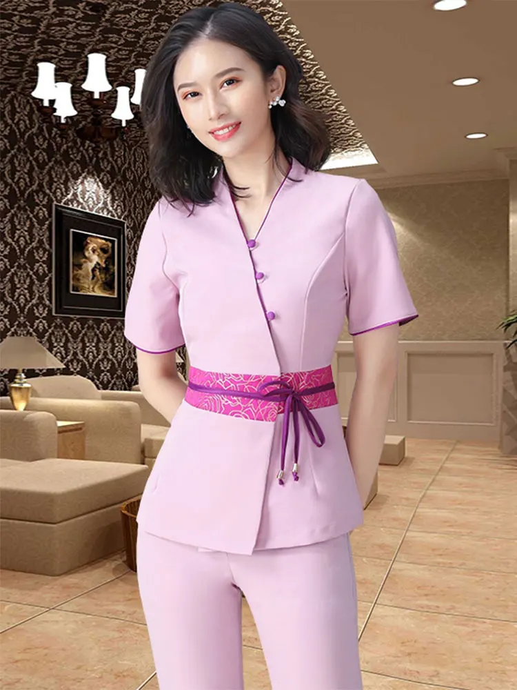 Massage uniforms uniform beauty salon work clothes cosme tologist clothing spa uniforms women beautician costume massage clothes