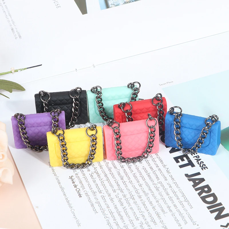 Different styles 1/4pcs 1:12 Dollhouse Miniature Decor Fashion Shopping Handbag Shoulder Bags Messenger Bag Shopping Bag