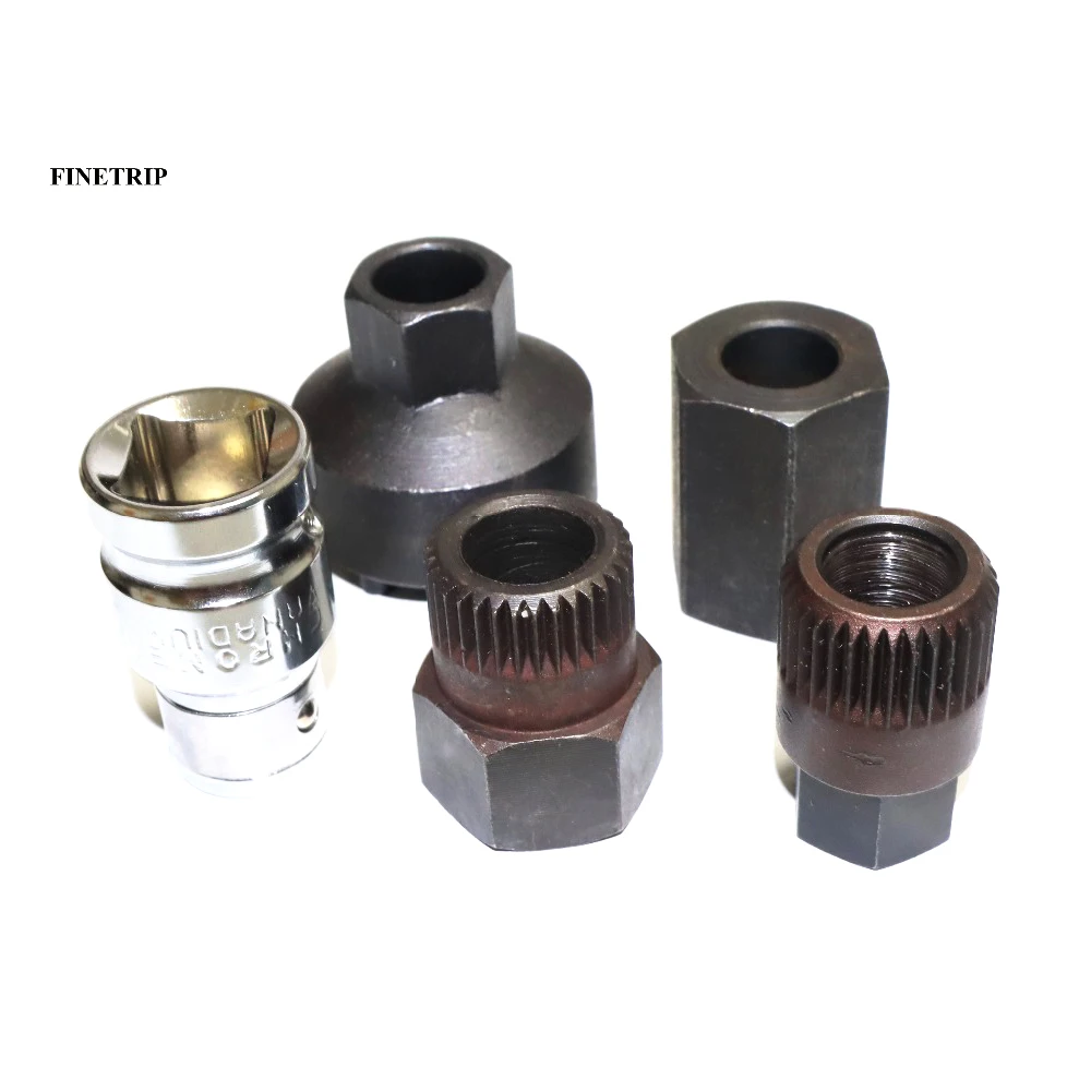 FINETRIP Hot Sale 1Set 13Pc Professional Alternator Freewheel Pulley Removal tool Car Repair Tools formercedes for benz for bmw