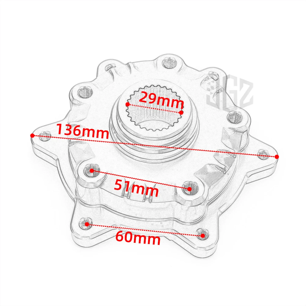 Motorcycle CNC Aluminum Lighter Rear Wheel Disc Brake Hub Cover Flexible Accelerated for VESPA GTS GTV 250 300 GTE Accessories