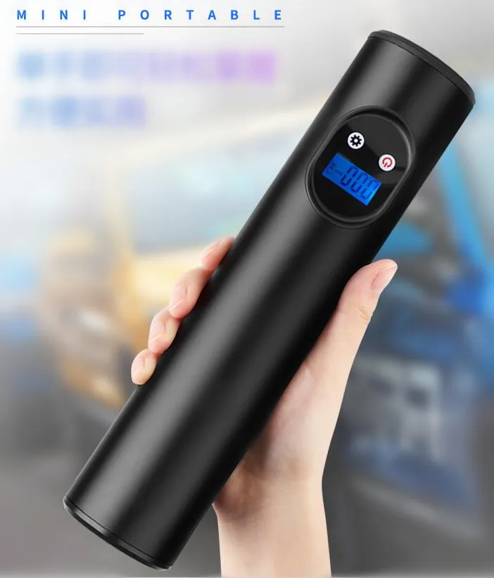 12V Rechargeable Air Pump Tire Inflator Portable Compressor Digital Car Tyre Pump for Car Bicycle Tires Ball Tire Pump Bike PumP