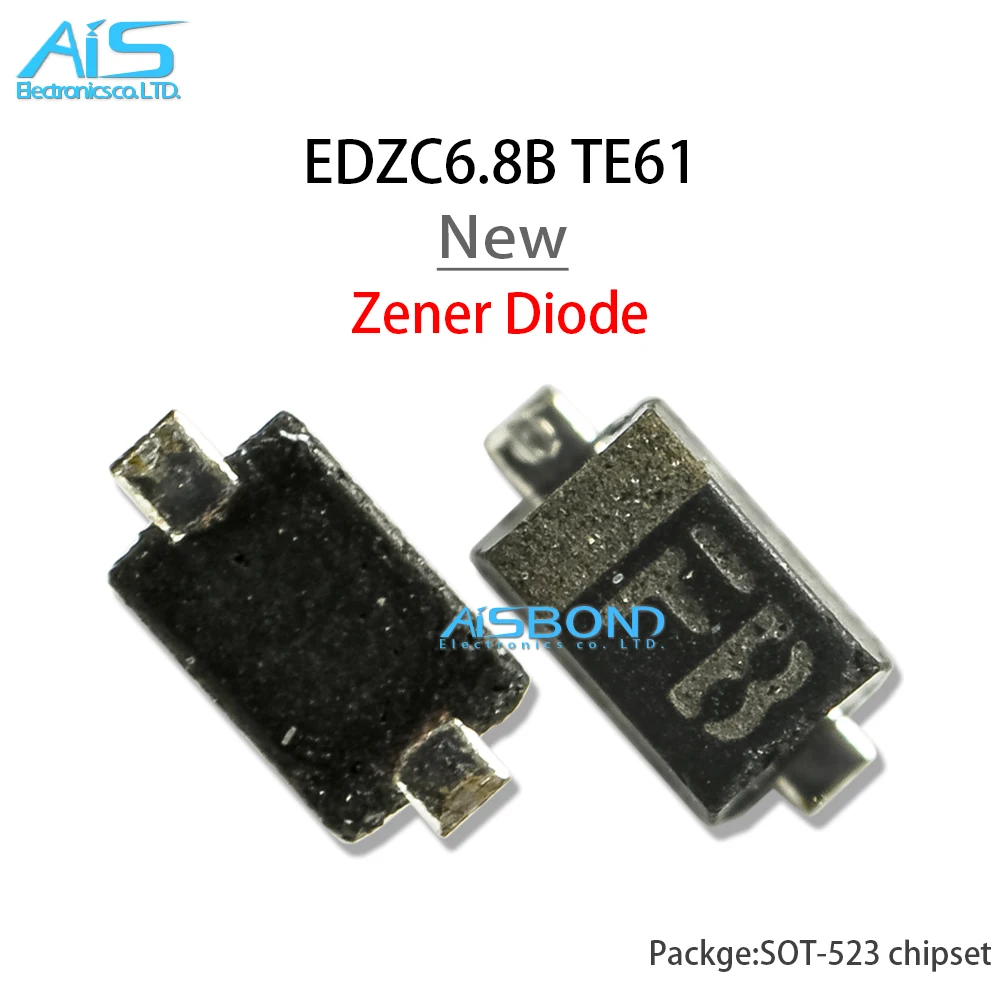 

100Pcs/Lot New EDZC6.8B TE61 SOD-523 SOD523 TOP Marking FB EDZC6.8BTE61 Voltage regulation zener Diode