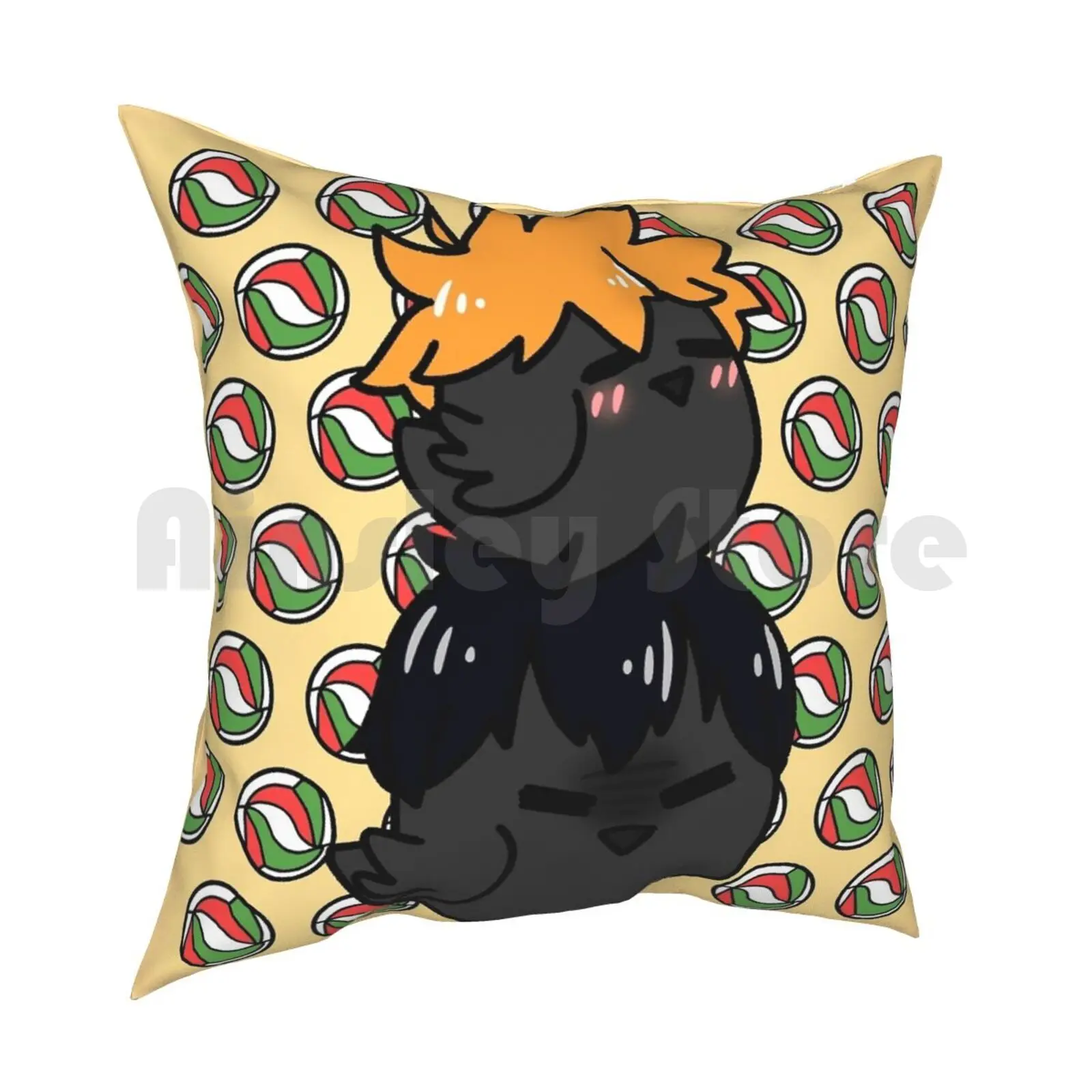 Kagehina Love Birds Pillow Case Printed Home Soft DIY Pillow cover Kagehina Kageyama Tobio Hinata Shouyou Haikyuu Karasuno