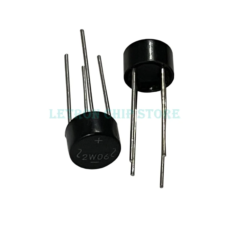 

10PCS 2W06 2W10 2A 600V 1000V DIP-4 DIP4 diode bridge rectifier