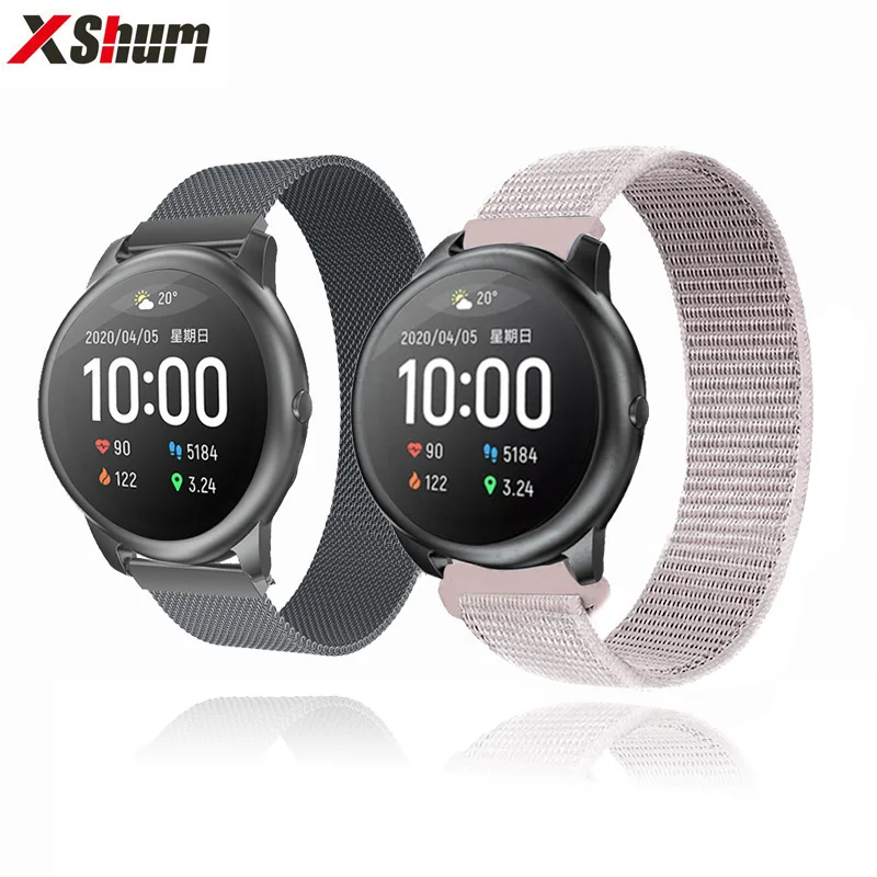 

20 мм 22 мм ремешок для Amazfit bip Pace ремешок для часов Garmin Vivoactive 4 Huawei часы GT2e GT2 46 мм браслет для часов