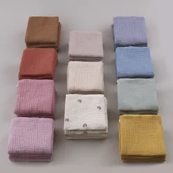 5pcs Infant Feeding Soft Saliva Towel Absorbent Baby Burp Cloth Handkerchief Newborn Apron Drool Baby Bibs Childen's Goods