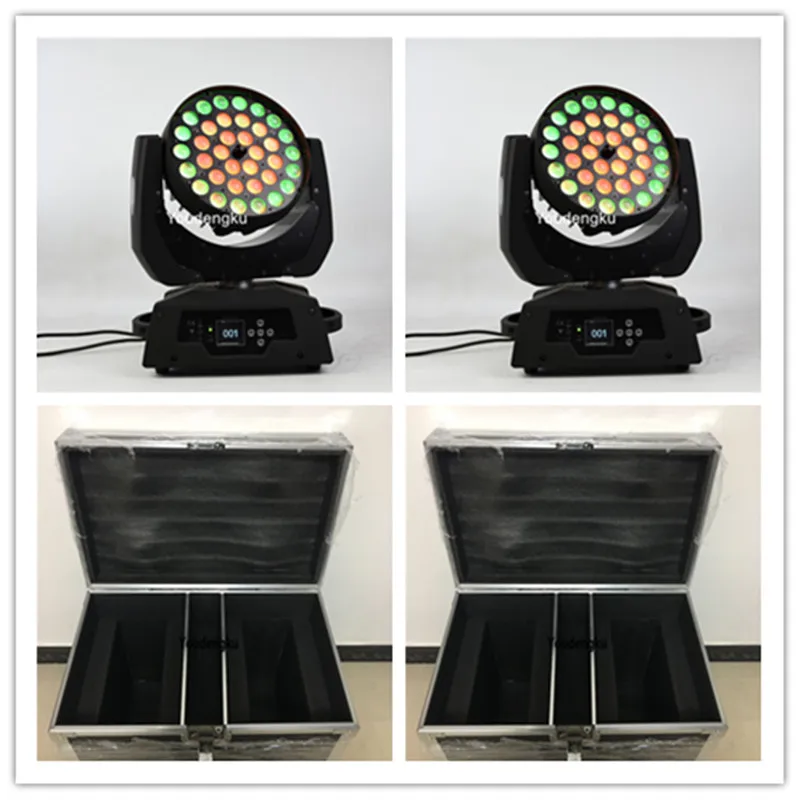 

4pcs with roadcase ring circle control Dj moving head led wash 36*10w rgbw moving head 4in1 led light zoom moving head for club