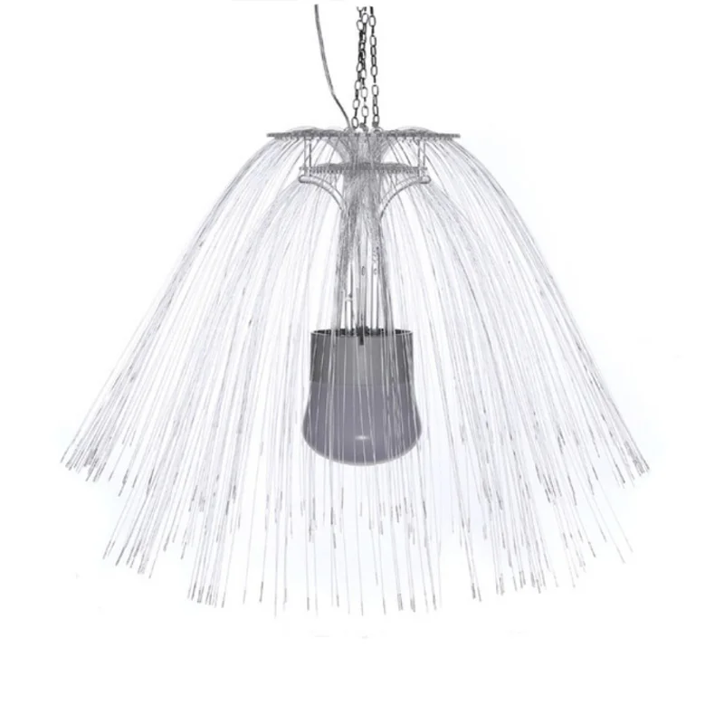 Outdoor Fiber Optic Jellyfish String Light Christmas Dandelion Fairy Light Hanging Garland Lamp For Garden Patio Tree Decor