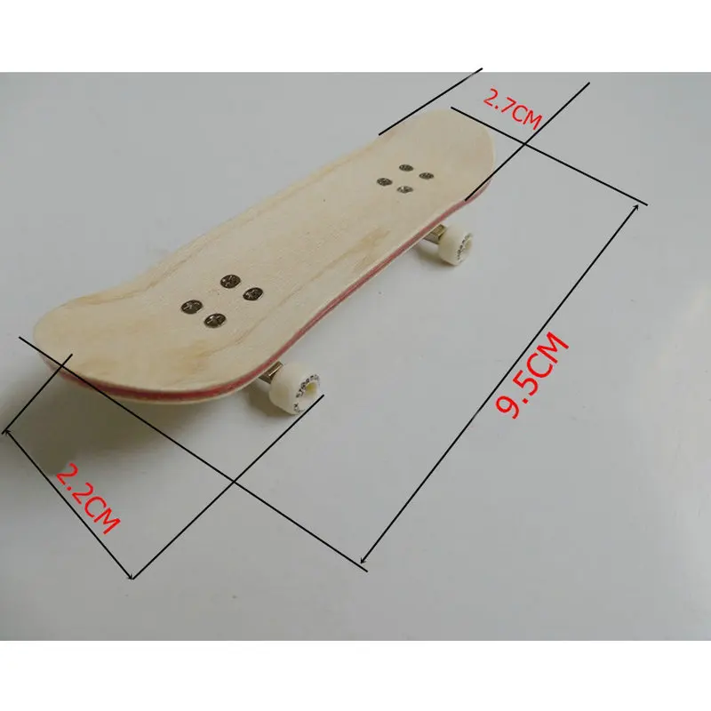 Finger skateboard professional finger skateboard 5-layer Maple finger tip metal bracket personalized DIY finger skateboard