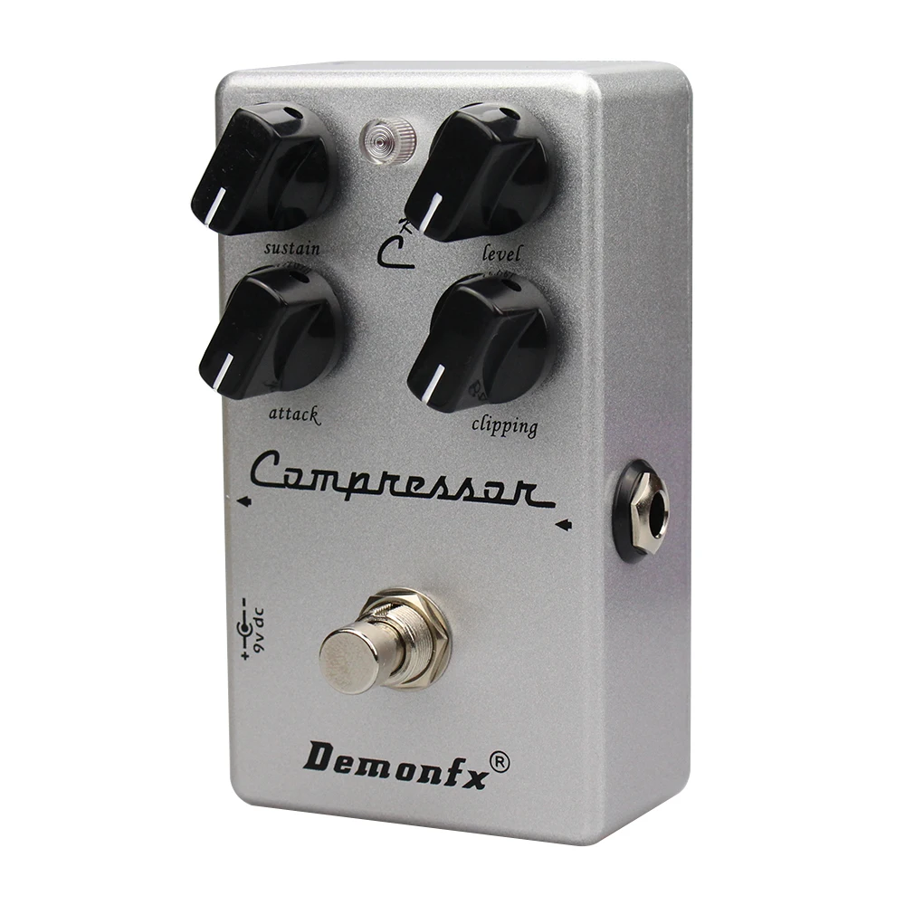 Compresor CK (C4) de alta calidad, Pedal de efecto de guitarra, compresor de 4 perillas Demonfx