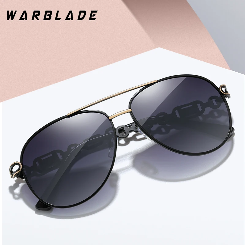 WarBLade 2023 Pink Sunglasses Women Pilot Vintage Female Sun Gasses UV 400 White Shades Zonnebril Dames Oculos Feminino De Sol