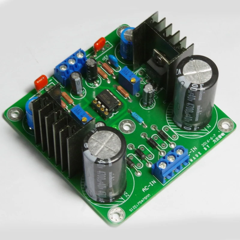 Kyyslb LM317 ac 12-24v熱精密調整可能な安定化電源ボードアクティブサーボ電源完成ボードキット