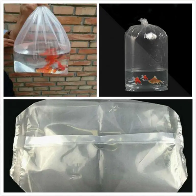 10pcs 10cmX30cm/12cmX35cm/14cmX40cm Aquarium Breathing Bags Breather Bags Transport LongLife Fish Shrimp Etc...